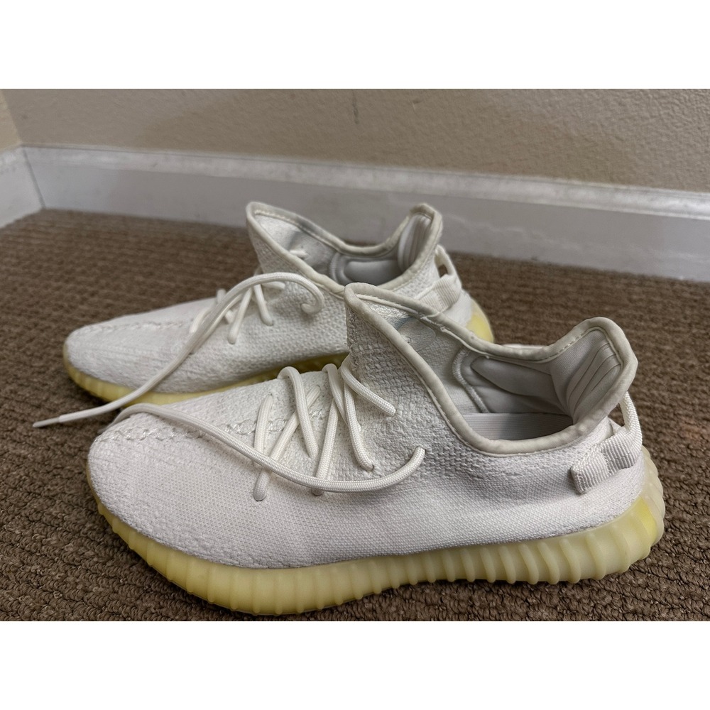 Adidas Yeezy Boost 350 V2 Cream Triple White Mens Sneakers Shoes Size US 9.5